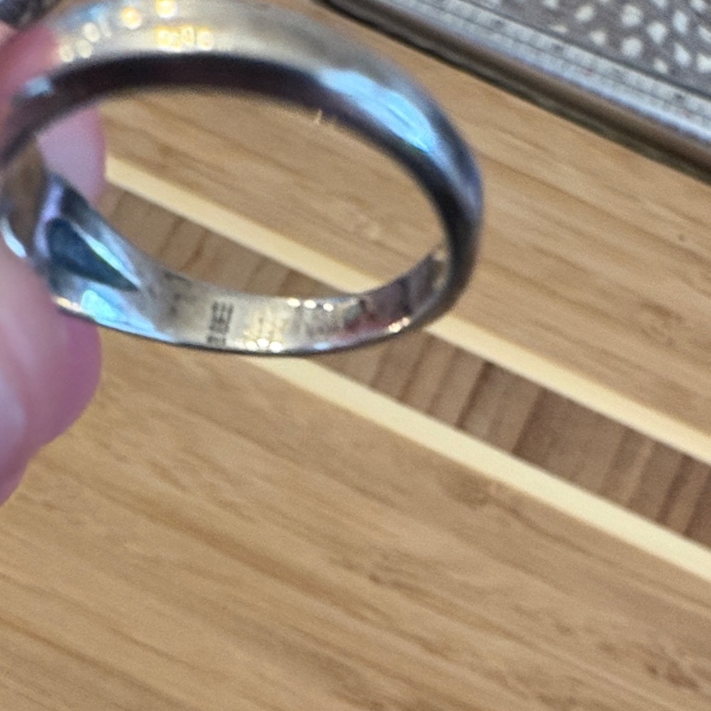 James Avery Retired Silver Pearl Ring - Picture 9 of 16